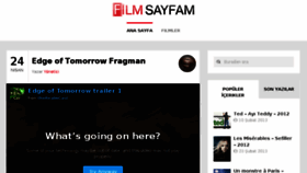 What Filmsayfam.com website looked like in 2014 (9 years ago)