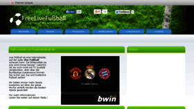 What Freelivefussball.de website looked like in 2014 (9 years ago)