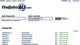 What Findjobs4u.com website looked like in 2014 (9 years ago)