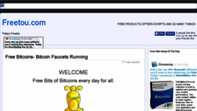 What Freetou.com website looked like in 2015 (9 years ago)