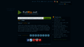 What Fullrip.net website looked like in 2015 (9 years ago)