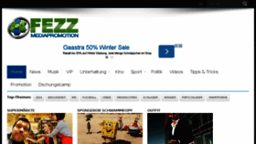 What Fezz.tv website looked like in 2015 (9 years ago)