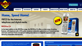 What Fritzbox.com.au website looked like in 2015 (9 years ago)