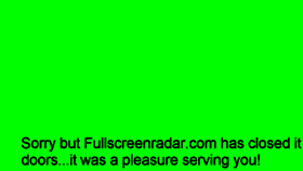 What Fullscreenradar.com website looked like in 2015 (9 years ago)