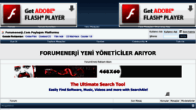 What Forumenerji.com website looked like in 2011 (13 years ago)