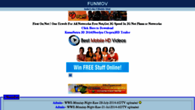 What Funmov.tk website looked like in 2015 (9 years ago)
