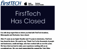 What Firsttech.com website looked like in 2015 (9 years ago)