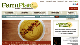 What Farmplate.com website looked like in 2015 (9 years ago)