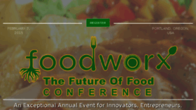 What Foodworxconference.com website looked like in 2015 (9 years ago)