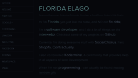 What Floridaelago.com website looked like in 2015 (9 years ago)
