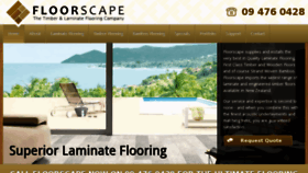 What Floorscape.co.nz website looked like in 2015 (9 years ago)