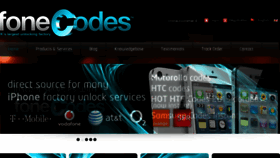 What Fonecodes.co.uk website looked like in 2015 (9 years ago)