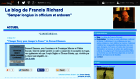 What Francisrichard.net website looked like in 2015 (9 years ago)