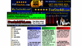 What Fivestarads.com website looked like in 2015 (9 years ago)