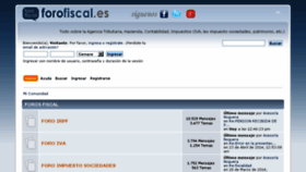 What Forofiscal.es website looked like in 2015 (9 years ago)