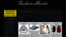 What Fashionhunter.net website looked like in 2015 (9 years ago)