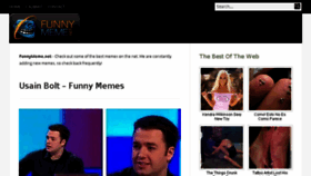 What Funnymeme.net website looked like in 2015 (9 years ago)