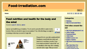 What Food-irradiation.com website looked like in 2015 (9 years ago)