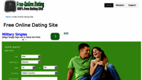 What Free-online.dating website looked like in 2015 (9 years ago)