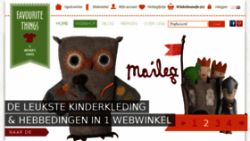 What Favouritethings.nl website looked like in 2015 (9 years ago)