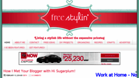What Freestylinbeth.com website looked like in 2015 (9 years ago)