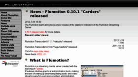 What Flumotion.net website looked like in 2015 (9 years ago)