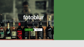 What Fotoblur.com website looked like in 2015 (9 years ago)