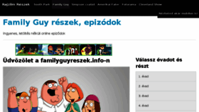 What Familyguyreszek.info website looked like in 2015 (9 years ago)