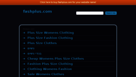 What Fashplus.com website looked like in 2015 (9 years ago)