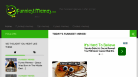What Funniestmemes.com website looked like in 2015 (9 years ago)