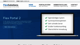 What Flex-solutions.de website looked like in 2015 (10 years ago)