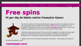 What Freespins-erbjudande.se website looked like in 2015 (9 years ago)