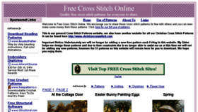 What Freecrossstitchonline.com website looked like in 2015 (9 years ago)