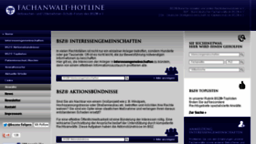 What Fachanwalt-hotline.de website looked like in 2015 (9 years ago)