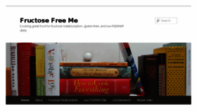 What Fructosefreeme.com website looked like in 2015 (9 years ago)