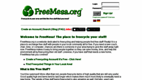 What Freemesa.org website looked like in 2015 (9 years ago)