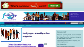 What Familyrapp.com website looked like in 2015 (9 years ago)