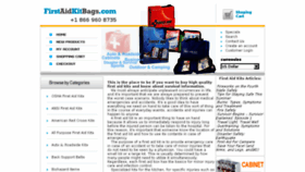What Firstaidkitbags.com website looked like in 2015 (10 years ago)