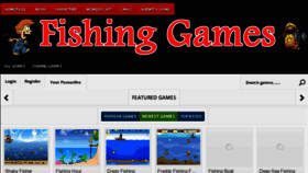 What Fishinggames.biz website looked like in 2015 (9 years ago)