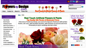 What Flowers-by-design.com website looked like in 2015 (9 years ago)