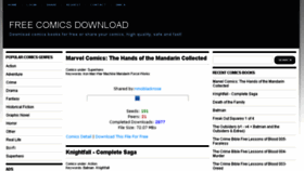 What Freecomicsdownload.com website looked like in 2015 (9 years ago)