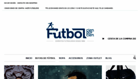 What Futbolshop.com website looked like in 2015 (9 years ago)