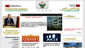 What Fondationh2.ma website looked like in 2015 (9 years ago)