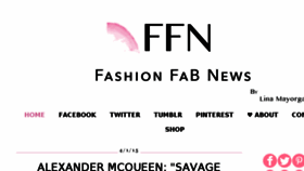 What Fashionfabnews.com website looked like in 2015 (9 years ago)