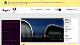 What Fingal.ie website looked like in 2015 (9 years ago)