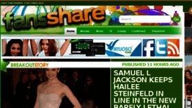 What Fansshare.net website looked like in 2015 (9 years ago)