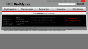 What Fmcbiopolymer.com website looked like in 2015 (9 years ago)