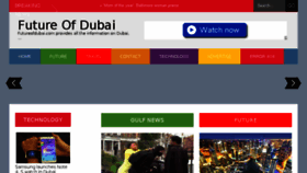What Futureofdubai.com website looked like in 2015 (8 years ago)