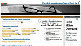 What Fachinformationen-gesundheit.de website looked like in 2015 (9 years ago)