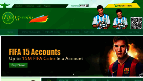 What Fifa15-coins.com website looked like in 2015 (9 years ago)